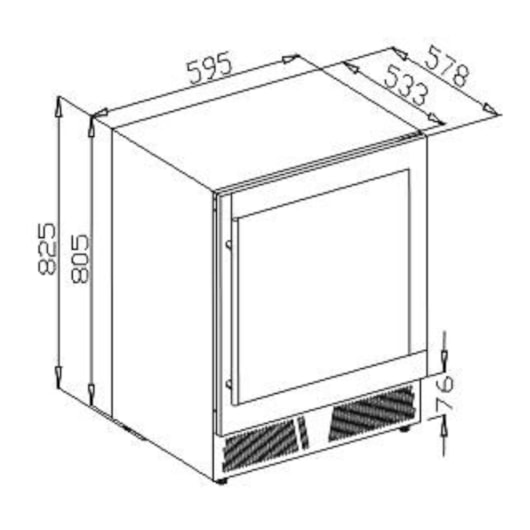 Cervejeira Beer Center 145 Litros Lado Esquerdo Debacco - Imagem principal - b0021dfd-972f-4ab9-bdaf-92865cc8fbf6