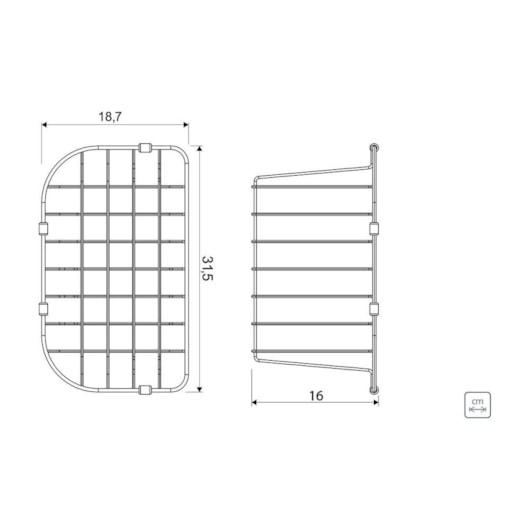 Cesta Aramada Para Cubas de Sobrepor e Undermount Morgana Compact 48 FX Em Aço Inox Tramontina - Imagem principal - aab4538f-1e67-4611-a235-38a05262f161