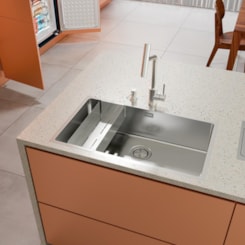 Cesto Coador Em Aço Inoxidáve Design Collection l Acetinado Tramontina