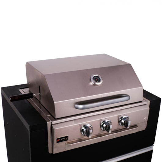 Churrasqueira E Grill A Gás GN Com Tampa E Queimadores Titan  - Imagem principal - c4cd05fb-6a7a-4eab-9846-902162787908