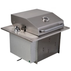 Churrasqueira e Grill Elétrica Platinum Prime Com Tampa Titan 220V