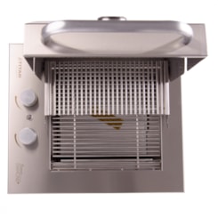 Churrasqueira Grill A Gas Diamond Premium Com Tampa E Termômetro GLP Titan