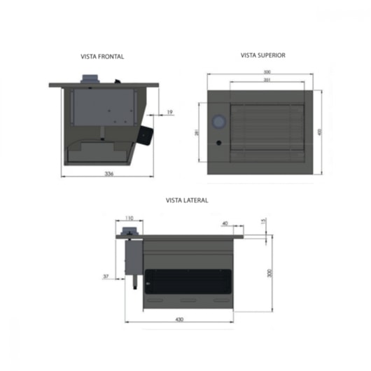 Churrasqueira Grill A Gas Little Sem Tampa GLP - Imagem principal - dba3a6ff-da44-495f-b863-e2ca11090905