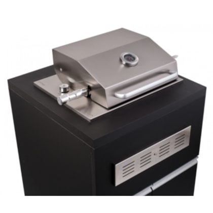 Churrasqueira Grill Elétrica Diamond Premium Com Tampa Titan 127V