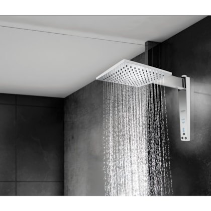 Chuveiro Acqua Century Branco Com Cromado 220V 7500W Lorenzetti