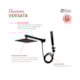 Chuveiro Articulado De Parede Com Desviador Versata Preto Fosco Fani - 851bd80d-314a-4634-aad4-2791e2a80b5c