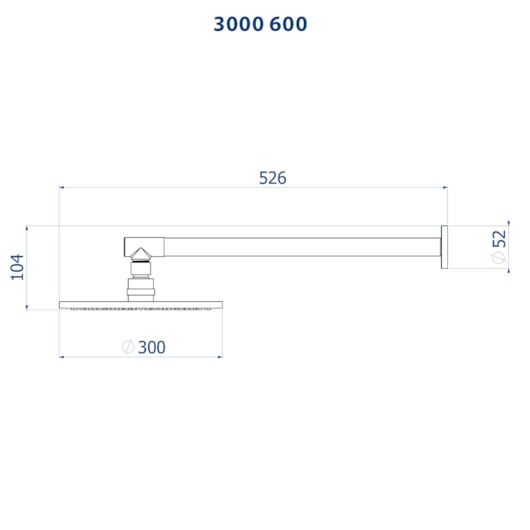 Chuveiro Articulado De Parede Metal Atenas Cromado Fani - Imagem principal - 4d0fa2b9-0060-40c5-b87e-e0fd0f0829d0