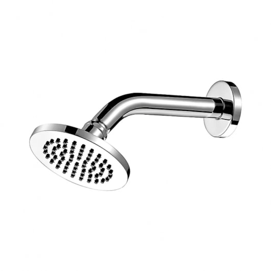 Chuveiro Articulável Redondo Com Haste Cromado Lexxa 10x10cm - Imagem principal - 402caade-542b-41b7-a94b-b3a5f65b58b6