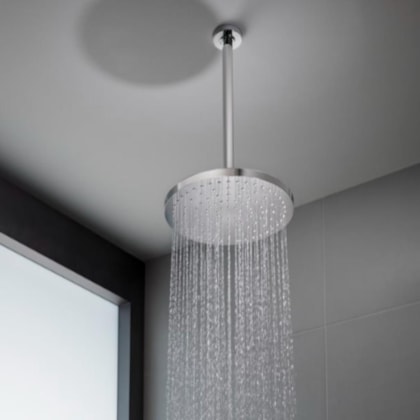 Chuveiro Com Braço Teto 360x240 Rainsense Cromado Roca