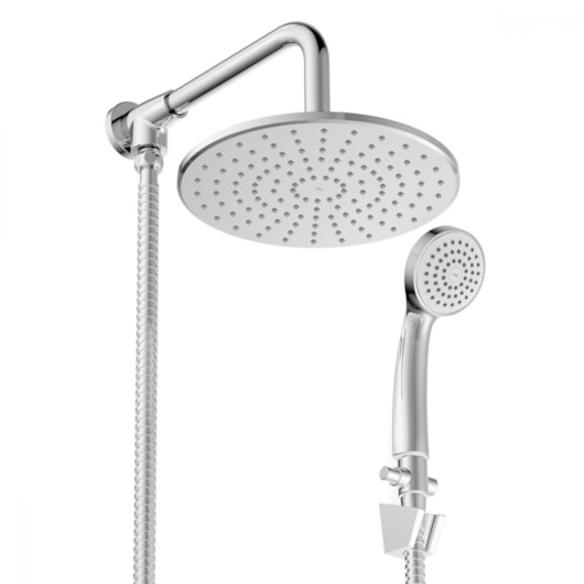 Chuveiro Com Desviador E Ducha Manual Life Cromado Celite 22cm - Imagem principal - dd8cefc5-8735-4d1b-92cc-21821fba5736