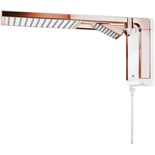 Chuveiro De Parede Acqua Duo Lorenzetti Branco/ Rose Gold 220v/6800w - Imagem principal - 7d946c5d-5c51-4a0b-b341-131a723c7789