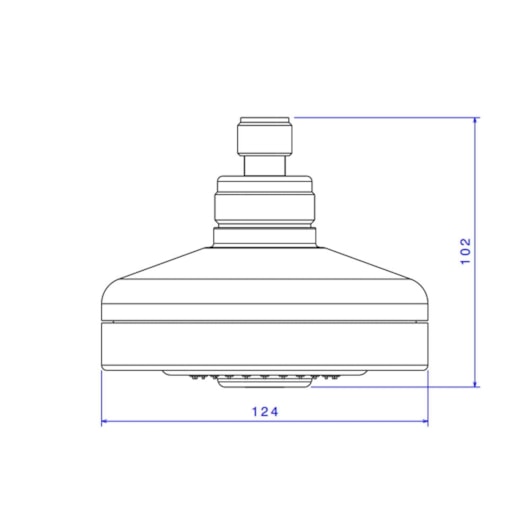 Chuveiro De Parede Acqua Plus Sem Tubo Red Gold Deca - Imagem principal - abafd13d-848e-4762-afb2-68d5829c6017