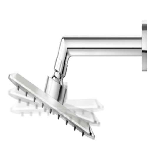 Chuveiro De Parede Docolslim Cromado Docol 17x17cm - Imagem principal - 81bef151-c443-4704-a243-f7d5ed1539d0