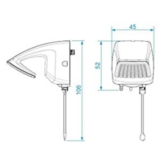 Chuveiro De Parede Eletrônico Futura 220v 6800w Branco Lorenzetti - Imagem principal - d151cb9a-bca7-40fd-848d-2da96108ed19