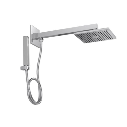 Chuveiro De Parede Quadrado Acqua Plus 1992 Com Ducha E Desviador Cromada Deca - Imagem principal - fc1c6e82-0a11-4e15-9ef6-d234244a4014