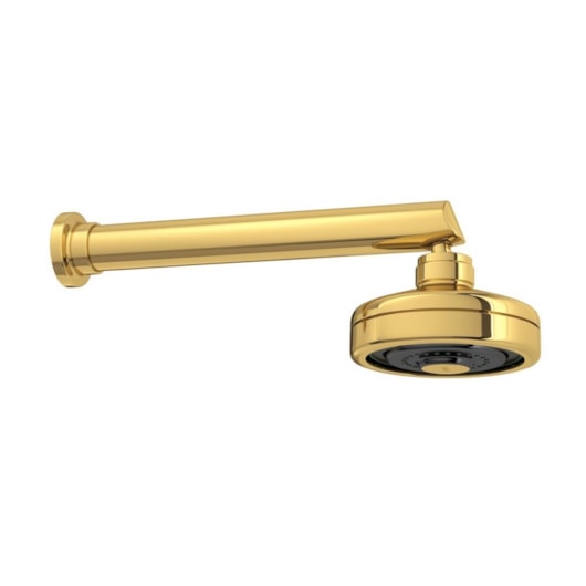 Chuveiro De Parede Redondo Acqua Plus 1990 Com Tubo Reto Gold Deca - Imagem principal - f3de622f-038a-4ef4-a985-6cf37698b11c