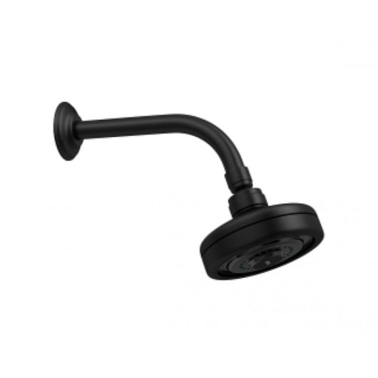 Chuveiro De Parede Redondo Acqua Plus Com Tubo Black Matte Deca - Imagem principal - 58c252a2-fcb4-4881-aaaf-f65a79d21d39