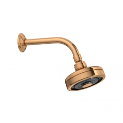 Chuveiro De Parede Redondo Acqua Plus Com Tubo Red Gold Deca