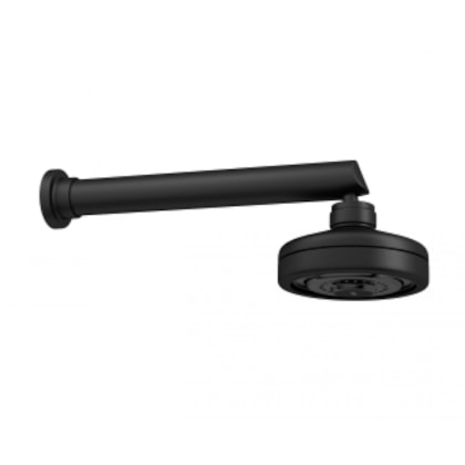 Chuveiro De Parede Redondo Acqua Plus Com Tubo Reto Black Matte Deca