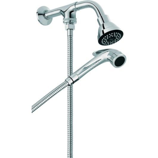 Chuveiro De Parede Redondo Bonnaducha Com Desviador Cromada Docol - Imagem principal - 2d81b11e-e013-4c10-996a-51d1941b80e1