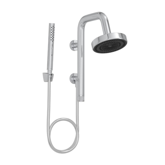 Chuveiro De Parede Redondo Com Desviado Select Eco Cromado Deca 16cm - Imagem principal - 20442ef5-09f8-42a2-a56c-3b47f6f32f53