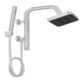Chuveiro De Parede Retangular Com Desviador Select Eco Cromado Deca 20x16cm - 8e363328-1b5e-4ce9-af59-71191302ad09