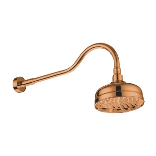 Chuveiro De Parede Retro Rb6857 Rose Gold Matte Rubinettos - Imagem principal - db86e0a1-1524-49c2-8278-cbf910ae94bd