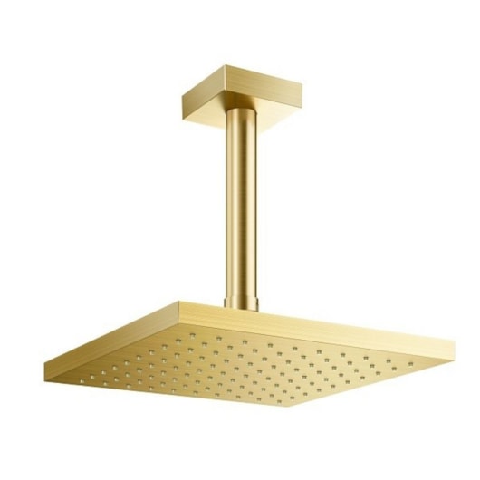 Chuveiro De Teto Quadrado Heaven Q200 Ouro Escovado Docol - Imagem principal - 628afca2-02e9-4ebb-b095-0c3a783c1d31
