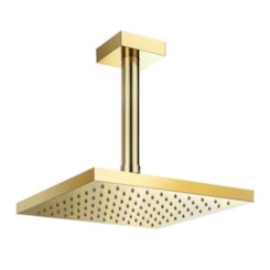 Chuveiro De Teto Quadrado Heaven Q200 Ouro Polido Docol