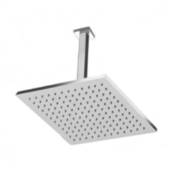 Chuveiro De Teto Quadrado Rb4180t Cromado Rubinettos 20x20cm