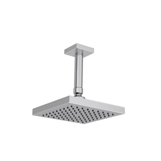 Chuveiro De Teto Quadratta Cubo Acqua Plus Com Tubo Cromado Deca - Imagem principal - 6fdf9927-ad63-43ec-a891-8a533ffb4835