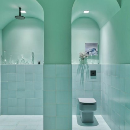 Chuveiro De Teto Redondo Acquamax Com Tubo Black Matte Deca