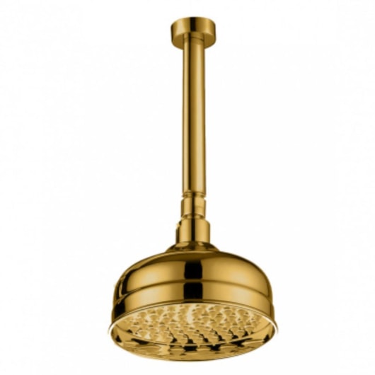 Chuveiro  De Teto Retro Rb7857 Dourado Rubinettos - Imagem principal - 5414dca0-7e76-443f-8463-3352b3ed0fb5