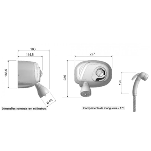 Chuveiro Digital Potenza Flex Pressurizado 220v 7800w Branco Cardal - Imagem principal - d6a066ed-0d77-474a-a419-93aeec058392