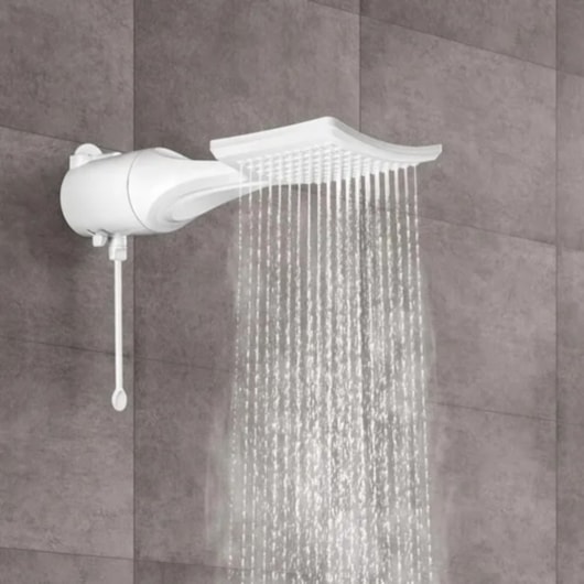 Chuveiro Ducha Loren Shower Ultra Eletrônico Branco Lorenzetti 127v 5500w - Imagem principal - b9621f0c-ea75-4623-b662-8ecad15a76d3