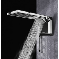 Chuveiro Eletrônico Acqua Duo Ultra 220v 7800w Preto/cromada Lorenzetti