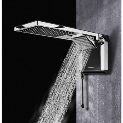 Chuveiro Eletrônico Acqua Duo Ultra 220v 7800w Preto/cromada Lorenzetti