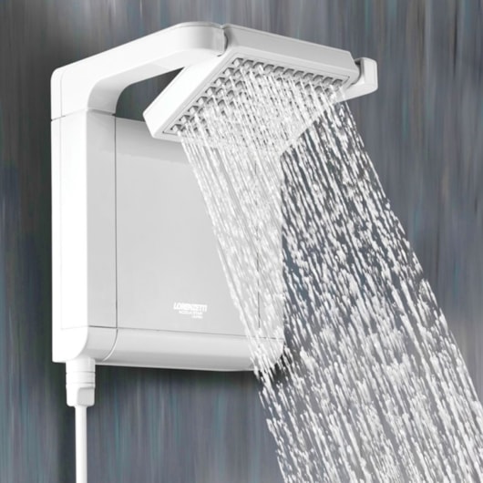 Chuveiro Eletrônico Acqua Star Ultra 127v 5500w Branco Lorenzetti - Imagem principal - 50b3e386-c05b-4385-bb5f-bcaa6c43409e