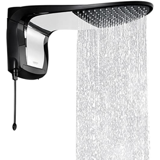 Chuveiro Eletrônico Acqua Wave Ultra Preto 127v 5500w Preto/cromada Lorenzetti - Imagem principal - 21fc8cee-c592-4b66-93ce-02f99f5afd20