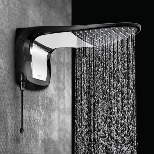 Chuveiro Eletrônico Acqua Wave Ultra Preto 127v 5500w Preto/cromada Lorenzetti - Imagem principal - 86ec754d-be9b-4950-8a01-ac4deb59c1ff
