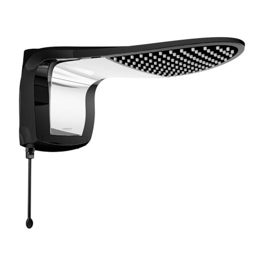 Chuveiro Eletrônico Acqua Wave Ultra Preto 127v 5500w Preto/cromada Lorenzetti - Imagem principal - 67537b4e-827e-4587-bdff-2395b34be8d4