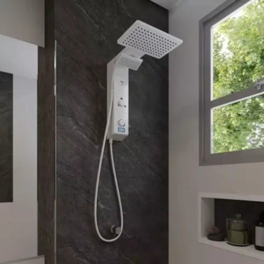 Chuveiro Eletrônico Digital Ducha de Parede Hydra Falls Power Branco 7700W 220V - Imagem principal - e55d62f8-e46d-49b9-8fe3-3e1e88abaee8