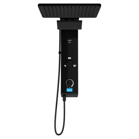 Chuveiro Eletrônico Digital Ducha de Parede Hydra Falls Power Preto 5500W 110V - Imagem principal - a05ff3f2-a08f-4d0a-9a8f-e594ad0969ee