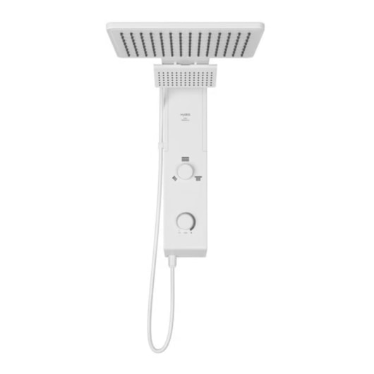 Chuveiro Eletrônico Ducha de Parede Hydra Falls Power Branco 5500W 110V - Imagem principal - 5b9e1d4b-61fe-49d8-b932-e136fb15ce6c