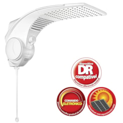 Chuveiro Eletrônico Duo Shower Quadra 127v 5500w Branco Lorenzetti