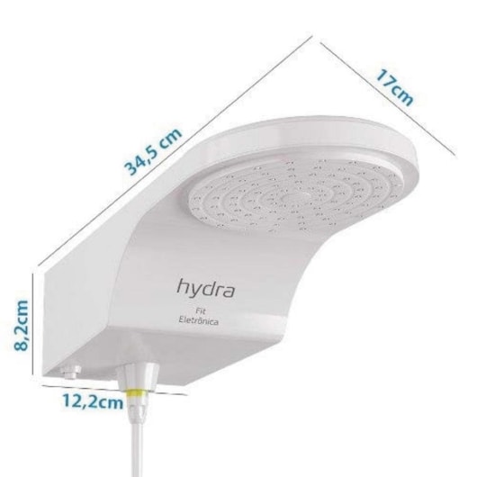 Chuveiro Eletrônico Fit 220v 6800w Branco Hydra - Imagem principal - 2dc1d47a-9264-4b4b-95d3-4fea72614261