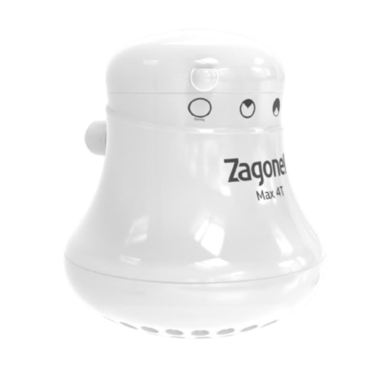 Chuveiro Max Branco 4 Temperaturas Branco 5.700W 220V Zagonel - Imagem principal - 5fded779-8118-466c-95eb-8c2aeca5cb42