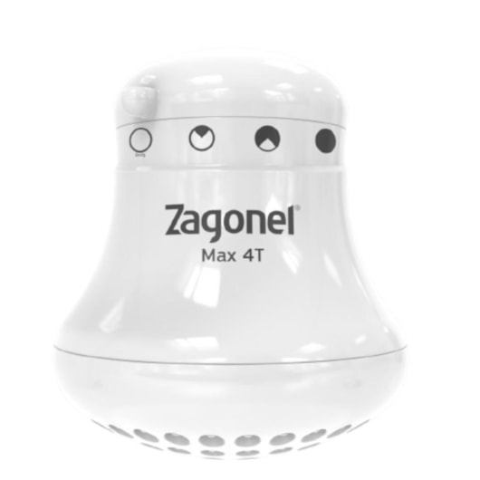 Chuveiro Max Branco 4 Temperaturas Branco 5.700W 220V Zagonel - Imagem principal - b3142385-3e40-4431-9c1b-3b92127063d2