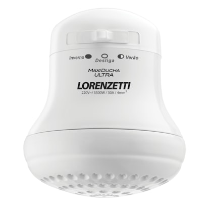 Chuveiro Multitemperaturas Maxi Ducha 127v 4600w Branco Lorenzetti