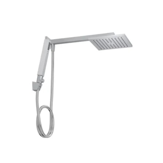 Chuveiro Quadrado Com Desviador E Ducha Manual Cromado Deca - Imagem principal - 5ceea0c2-eac6-4201-83d8-fdf9646e6dbc